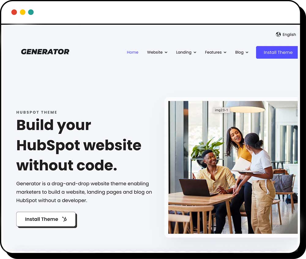 HubSpot Themes Generator Templates Pricing